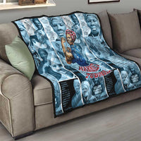 Harriet Tubman Quilt Newspaper Collage Design We Out Quote Strong Woman Tribute Underground Railroad Legacy - Wonder Print Shop