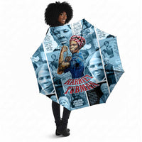 Harriet Tubman Umbrella Newspaper Collage Design We Out Quote Strong Woman Tribute Underground Railroad Legacy - Wonder Print Shop