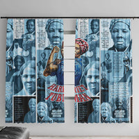 Harriet Tubman Window Curtain Newspaper Collage Design We Out Quote Strong Woman Tribute Underground Railroad Legacy - Wonder Print Shop