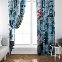 Harriet Tubman Window Curtain Newspaper Collage Design We Out Quote Strong Woman Tribute Underground Railroad Legacy - Wonder Print Shop