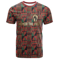 Black Heritage Tree T shirt African Root Black History Kente Pattern