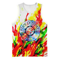 MLK Black Excellence Basketball Jersey Martin Luther King Jr Colorful Abstract Watercolor