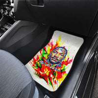 MLK Black Excellence Car Mats Martin Luther King Jr Colorful Abstract Watercolor
