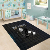 1926 Forever Black History Month Area Rug Broken Chains Freedom Adinkra Symbol