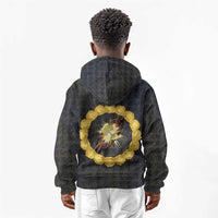 1926 Forever Black History Month Kid Hoodie Broken Chains Freedom Adinkra Symbol