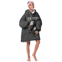 1926 Forever Black History Month Kid Wearable Blanket Hoodie Broken Chains Freedom Adinkra Symbol