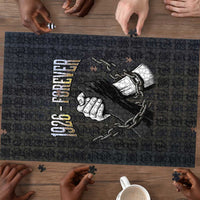 1926 Forever Black History Month Puzzle Broken Chains Freedom Adinkra Symbol