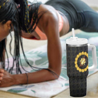 1926 Forever Black History Month Tumbler With Handle Broken Chains Freedom Adinkra Symbol
