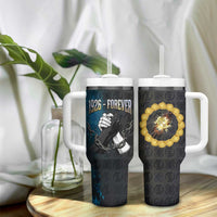1926 Forever Black History Month Tumbler With Handle Broken Chains Freedom Adinkra Symbol