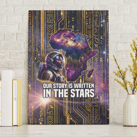 Afrofuturism Legacy Beyond Canvas Wall Art African Astronaut Galaxy Mask