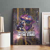 Afrofuturism Legacy Beyond Canvas Wall Art African Astronaut Galaxy Mask