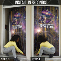 Afrofuturism Legacy Beyond Door Cover African Astronaut Galaxy Mask