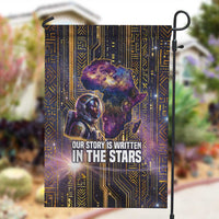 Afrofuturism Legacy Beyond Garden Flag African Astronaut Galaxy Mask