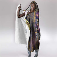 Afrofuturism Legacy Beyond Hooded Blanket African Astronaut Galaxy Mask