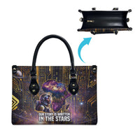 Afrofuturism Legacy Beyond Leather Bag African Astronaut Galaxy Mask