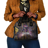 Afrofuturism Legacy Beyond Shoulder Handbag African Astronaut Galaxy Mask
