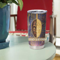 Afrofuturism Legacy Beyond Tumbler Cup African Astronaut Galaxy Mask