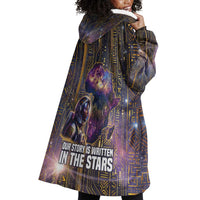 Afrofuturism Legacy Beyond Wearable Blanket Hoodie African Astronaut Galaxy Mask