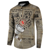 Louder Than Silence African Button Sweatshirt Civil Rights News Megaphone