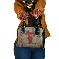 Louder Than Silence African Shoulder Handbag Civil Rights News Megaphone