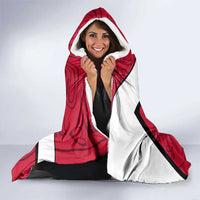 Denmark Hooded Blanket Danish Coat of Arms, National Flag, Bold Scandinavian Heritage Design