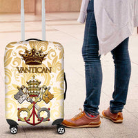 Vatican Gold Baroque Luggage Cover Papal Crown & Keys Vintage Catholic