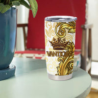 Vatican Gold Baroque Tumbler Cup Papal Crown & Keys Vintage Catholic