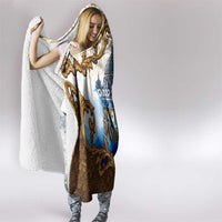 Vatican Baroque Hooded Blanket St. Peter’s Basilica & Catholic Flag Gold Ornate