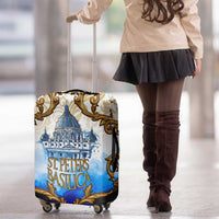 Vatican Baroque Luggage Cover St. Peter’s Basilica & Catholic Flag Gold Ornate