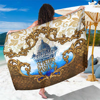 Vatican Baroque Sarong St. Peter’s Basilica & Catholic Flag Gold Ornate