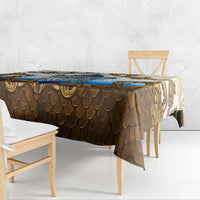 Vatican Baroque Tablecloth St. Peter’s Basilica & Catholic Flag Gold Ornate