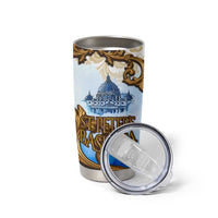 Vatican Baroque Tumbler Cup St. Peter’s Basilica & Catholic Flag Gold Ornate