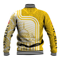 Vatican City Baseball Jacket St. Peter’s Basilica & Papal Emblem Gold Ornate Architecture