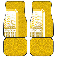 Vatican City Car Mats St. Peter’s Basilica & Papal Emblem Gold Ornate Architecture