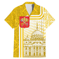 Vatican City Family Matching Mermaid Dress and Hawaiian Shirt St. Peter’s Basilica & Papal Emblem Gold Ornate Architecture