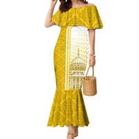 Vatican City Mermaid Dress St. Peter’s Basilica & Papal Emblem Gold Ornate Architecture