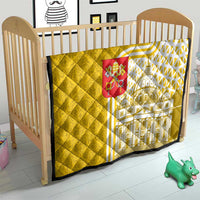 Vatican City Quilt St. Peter’s Basilica & Papal Emblem Gold Ornate Architecture
