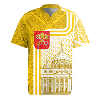 Vatican City Rugby Jersey St. Peter’s Basilica & Papal Emblem Gold Ornate Architecture