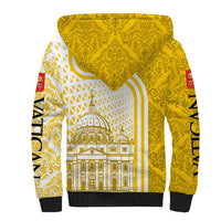 Vatican City Sherpa Hoodie St. Peter’s Basilica & Papal Emblem Gold Ornate Architecture