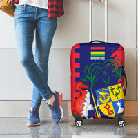 Mauritius Luggage Cover National Emblem Integrated with Country's Shape – Symbolic Design