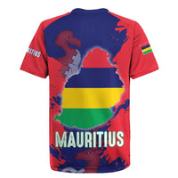 Mauritius Rugby Jersey National Emblem Integrated with Country's Shape – Symbolic Design
