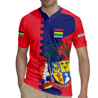 Mauritius Rugby Jersey National Emblem Integrated with Country's Shape – Symbolic Design