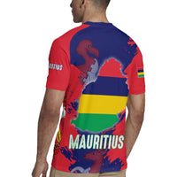Mauritius Rugby Jersey National Emblem Integrated with Country's Shape – Symbolic Design
