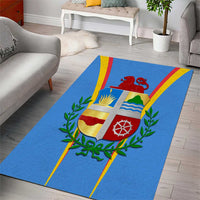 Aruba Area Rug National Emblem Featuring the Lion Symbol - Majestic Design