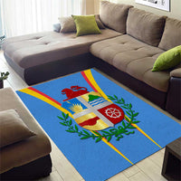 Aruba Area Rug National Emblem Featuring the Lion Symbol - Majestic Design