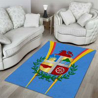 Aruba Area Rug National Emblem Featuring the Lion Symbol - Majestic Design