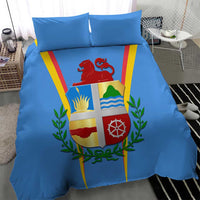 Aruba Bedding Set National Emblem Featuring the Lion Symbol - Majestic Design