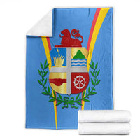 Aruba Blanket National Emblem Featuring the Lion Symbol - Majestic Design