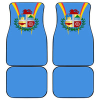 Aruba Car Mats National Emblem Featuring the Lion Symbol - Majestic Design