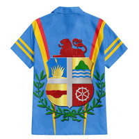 Aruba Family Matching Mermaid Dress and Hawaiian Shirt National Emblem Featuring the Lion Symbol - Majestic Design